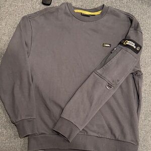 National Geographic Gray Sweatshirt